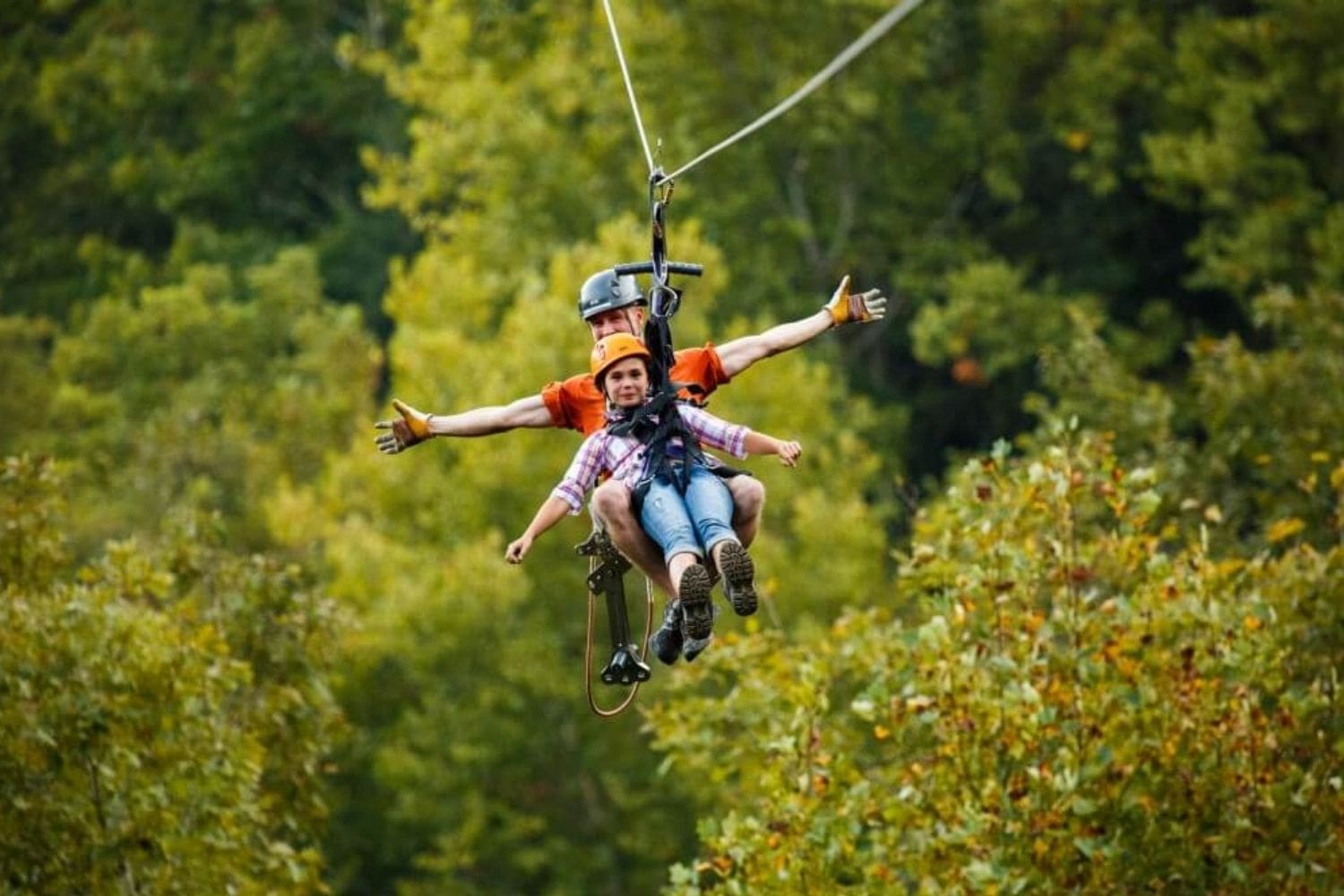 ziplining in Rishikesh