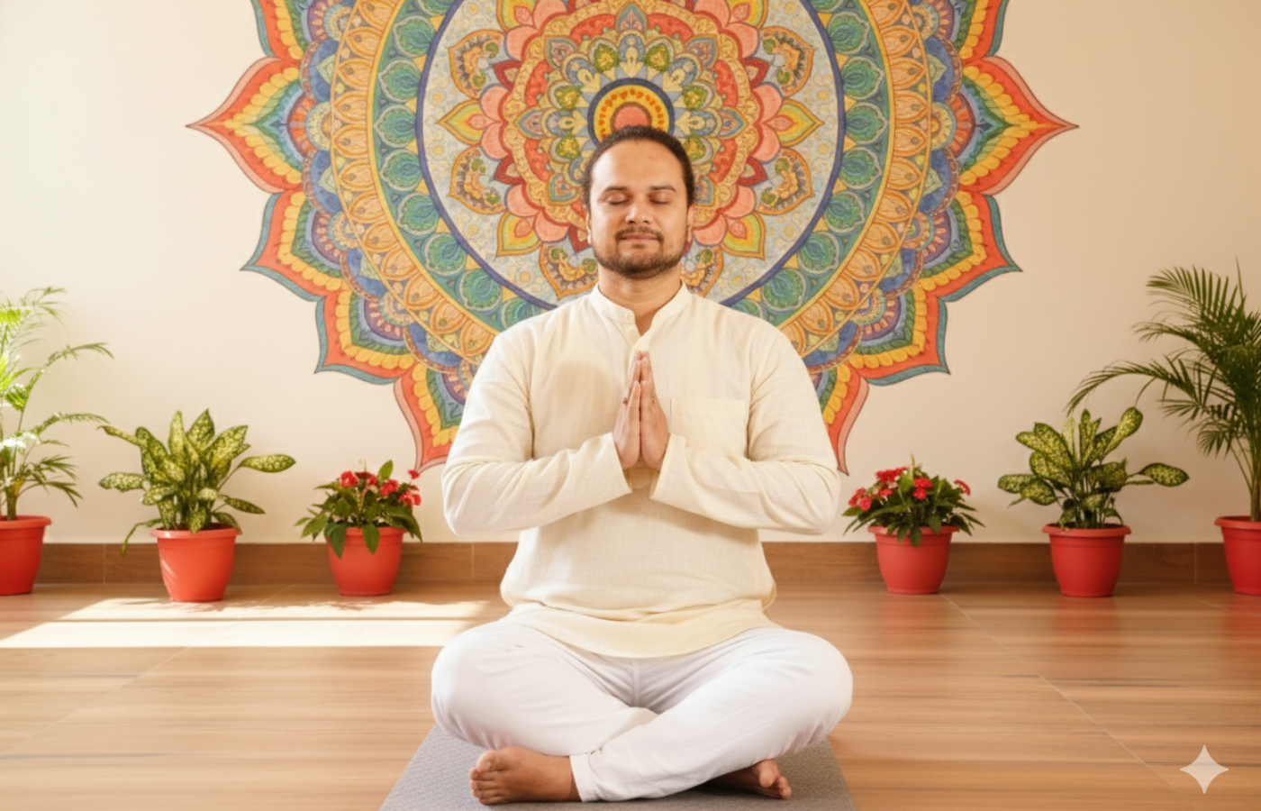 Yoga and meditation in Rishikesh retreat